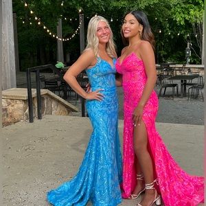 Pink Ava presley prom dress. size 0-2.  bought for $500 selling for $325